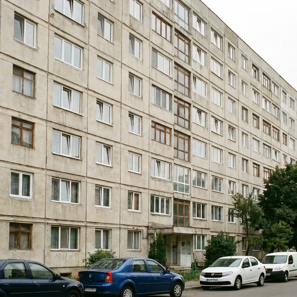 Bloc rezidențial pe Drumul Taberei, Sector 6 București, termopane PVC reabilitate